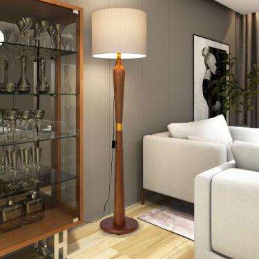 Imagem de Luminária Imperial Decoração Elegante Detalhe Em Dourado - D+MOB, Bege