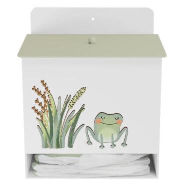 Imagem de Porta Fralda Kit Higiene MDF Quarto Infantil Patinhos - Neném na Nuvem