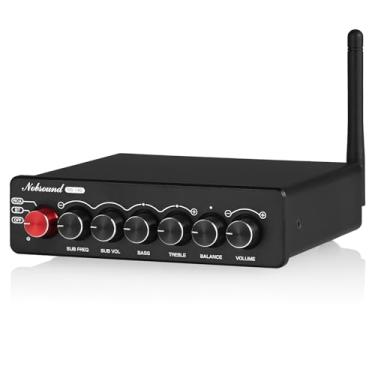 Imagem de Nobsound Amplificador De Potência Bluetooth 2.1 Hifi Ns-14G, 50 W X 2 + 100 W, Subestéreo, Com Suporte Para Subwoofer, Áudio Doméstico