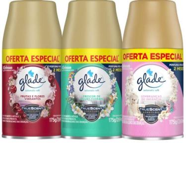 Imagem de Combo Odorizador de Ambiente Glade Refil Automatic 269ml, Vermelho/Ver
