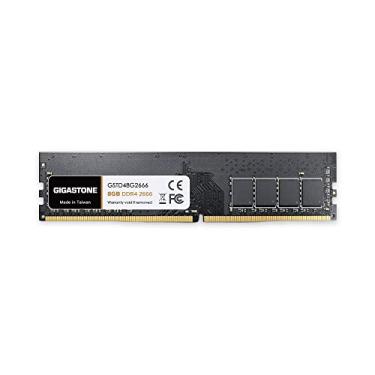 Imagem de 【RAM DDR4】 GIGASTONE 8GB DDR4 2666MHz (2400MHz ou 2133MHz) PC4-21300 (PC4-19200/17000) CL19 1,2V UDIMM 288 pinos sem buffer, sem buffer, sem ECC, alto desempenho, atualização de memória de desktop