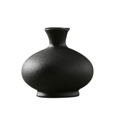 Imagem de Ｂｅｓｇａ Vaso de cerâmica decorativo, vaso de arte, arranjo de flores versátil, ornamento, recipiente de flores, suporte para mesa, estante, escritório, Style E
