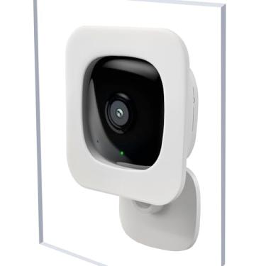 Imagem de Pacote com 2 suportes de janela para câmera de segurança inteligente Kasa EC60, KC400, sem perfuração, fácil instalação, suportes de montagem para câmera Kasa serve para câmera Smart Spot TP Link
