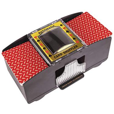 Imagem de Silly Goose Games Embaralhador De Cartas Automático I Embaralhador De Cartas 2 Baralhos Embaralhador De Cartas Elétrico Automático I Equipamento De Cassino I Embaralhador De Cartas Para Uno, Fase 10,