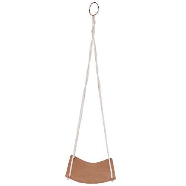 Imagem de Cabide de Planta, Corda de Algodão Simples Moderna e Cabide de Flores de Couro PU, Suporte de Suspensão Fácil de Instalar, Ideal para Plantas, Samambaias, suculentas. (Brown 20cm)