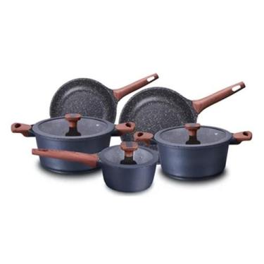 Imagem de Jogo de Panelas 5 Peças Ceramic Alumínio Titanium Premium 8460 MTA, Ci