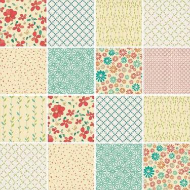 Imagem de Papel de Parede Adesivo Azulejo Floral 394788424 0,58x2,50M - Adesivo 