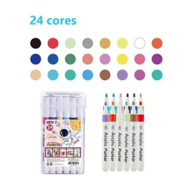 Imagem de Conjunto de canetas 24 cores aquarela y-06