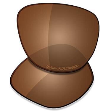 Imagem de SAUCER Lentes de reposição premium e protetores de nariz compatíveis com óculos de sol Costa Del Mar Wader 06S4003 High Defense - marrom âmbar polarizado