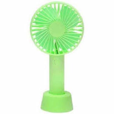 Imagem de Mini Ventilador Portátil Recarregável 3 Velocidades - Verde