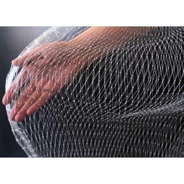 Imagem de Tarrafa Nylon Malha 12mm - Fio 0.25-210 Altura - 15 Metros De Roda - Peixes Tilapia, Piau, Tainha, Lambari - Pesca - Acampamento - Mar