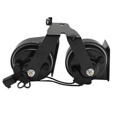 Imagem de Hoypeyfiy HC3Z-13832-G Conjunto de buzina dupla com suporte, substituição para Ford Série F 250 F Series 350 Super Duty 2017 2018 2019 2020 2021 2022, substitui HC3Z-13832-G
