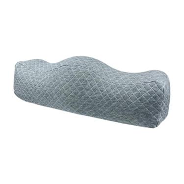 Imagem de Ｂｅｓｇａ Almofada para descanso de pernas reclinável, ergonômico, multifuncional, confortável e resistente, almofada para apoio de pés macia para sofá, Cinza Escuro