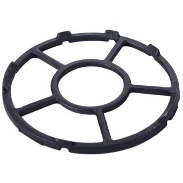 Imagem de Anel de suporte Wok de ferro fundido, tripé redondo antiderrapante de ferro fundido, suporte de panela wok, suporte de panela, suporte para panelas de fogão a gás, cafeteira