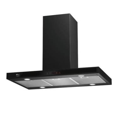 Imagem de Coifa de Ilha Fischer Depurador ou Exaustor Platinium Ebony 90 cm com 