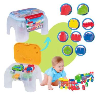 Imagem de Coti Block Banquinho Educativo Cotiplás 2411