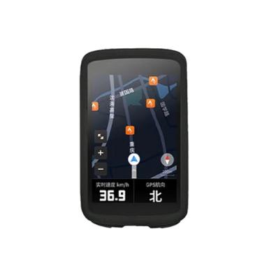 Imagem de Capa para computador de bicicleta GPS Magene C706, capa protetora de silicone macio WUNIAK portátil resistente a arranhões e choque para Magene C706, preta