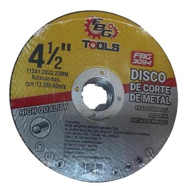 Imagem de Disco De Corte Para Lixadeira Pacote Com 10 - Pasmeyt