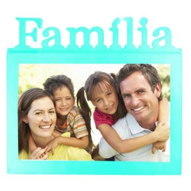 Imagem de Porta Retrato Família 20x15cm Verde - Gici Decor