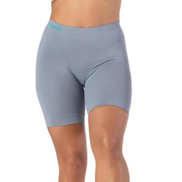 Imagem de Bermuda térmica feminina sem costura anti assadura academia corrida es