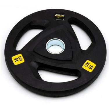 Imagem de Anilha Olímpica Borracha 15 Kg Ahead - Absolute - Preto - Ahead Pro