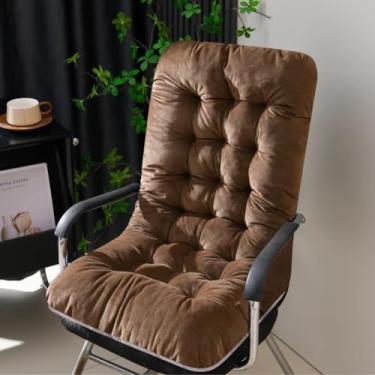 Imagem de UNWAAT Almofadas para cadeira de balanço, almofada de pátio com encosto alto, antiderrapante com tufos, almofadas para cadeira de escritório