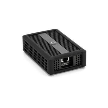 Imagem de OWC Adaptador Ethernet Thunderbolt 4 10G, para conexões de rede de alta velocidade, porta RJ45 suporta 10 Gb/s, 5 Gb/s, 2,5 Gb/s, 1 Gb/s e 100 Mb/s Base-T, compatível com portas de host Thunderbolt 4