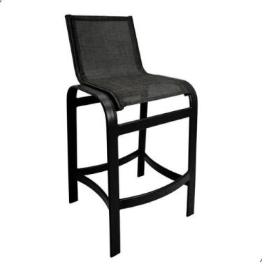 Imagem de Banqueta Alta Lótus de Alumínio para Balcão Bancada Bar - NossaKasa Mó