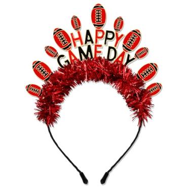 Imagem de MOLOCH Faixa de cabeça para o dia do jogo, com glitter, futebol, futebol, mãe, acessórios, roupas de dia de jogo, para mulheres, lembrancinhas de festa esportivas, presentes