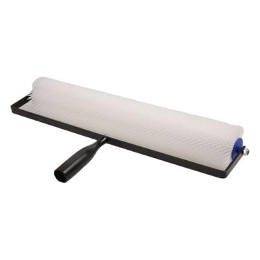 Imagem de MotiveTech Rolo com Pontas para Trabalhos de Contrapiso, Pincel para Pintura de Interiores, Ferramenta para Remover Bolhas, Rolo Antiespumante para Cimento, Altura Do Pico 1.3