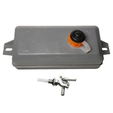 Imagem de Whtkoph Tanque de Combustível de Gás para Compactador de Impacto, Recipiente de Gás Externo Resistente E Fácil de Transportar, Máquina de Compactação Elétrica, 34x14cm, Tamanho real