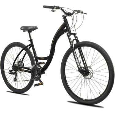 Imagem de Bicicleta Aro 29 South Curving 700 Vintage Retro 21v Câmbios Shimano Preto