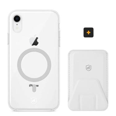 Imagem de Kit Magsafe - Capa Case Capinha E Carteira Com Kickstand Para Iphone Xr - Gshield