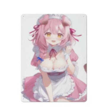 Imagem de Anime Sexy Bikini Hot Girl Pinup Girl Metal Tin Sign Wall Art Poster Decor for Home Bar Club Bedroom Bathroom Man Cave Otaku 30,5 x 40,6 cm, AF454