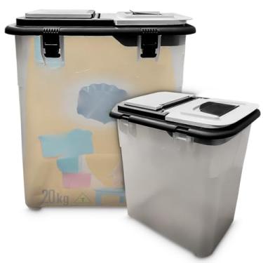 Imagem de Porta Ração Grande Container Dispenser 35 Litros