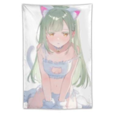 Imagem de LIEGBMEU Sexy Bikini Hot Anime Girl Tapeçaria 101.6 cm x 152.4 cm Interior Exterior Wall Quilt Art Decoração de Tapeçaria Caprichosa, AF163