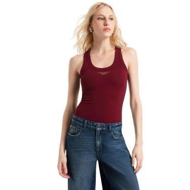 Imagem de Regata Ellus Canelada Hotfix Feminina-Feminino