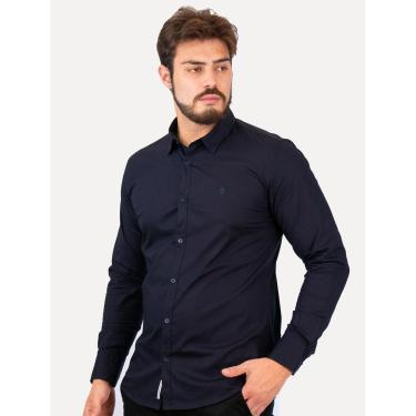 Imagem de Camisa Original Penguin Regular Bordado Azul Marinho-Masculino
