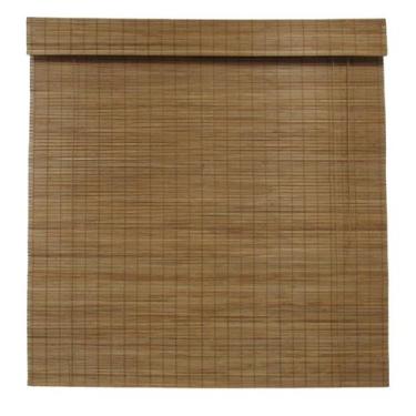 Imagem de Persiana Bambu Rolo 100larg x 230alt com bandô Café - Decore Cubra