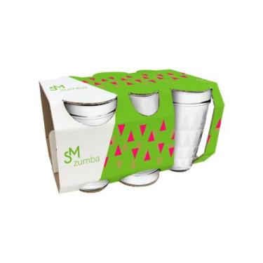 Imagem de Conj. 12 Copos de Vidro Zumba 270ml (SM136-6) - Nadir