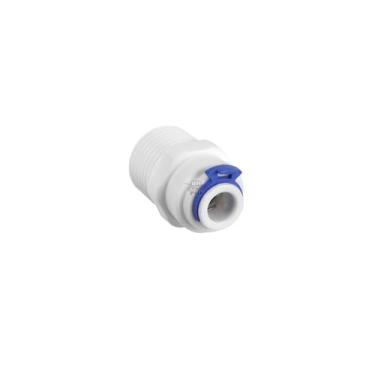 Imagem de Conector Reto Macho Rosca 1/2 Para Mangueira 1/4 Eng. Rápido - BR Fish