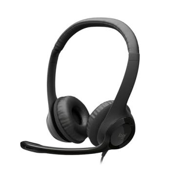 Imagem de Logitech Fone de ouvido ClearChat Comfort/USB H390 (preto)
