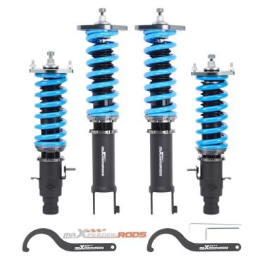 Imagem de maXpeedingrods Coilover for Infiniti M35x M45x 2006-2010 AWD, for Infiniti G35x 2003-2008 AWD, for Infiniti G37x 2008-2013 AWD, 24 Levels Damper Adjustable Coilovers Struts, T6 Upgraded Lowering Kits