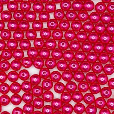 Imagem de Miçanga Passante Pérola Abs Pink 8mm 10pçs 4g - Macall