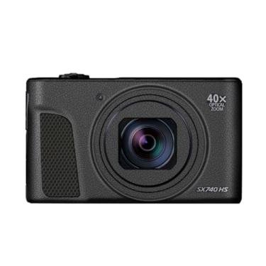 Imagem de SX740HS Película de vinil antirriscos para câmera Canon PowerShot SX740 HS 40x adesivo de acessórios de fotografia de filme de desenho animado (couro preto)