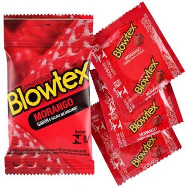 Imagem de Preservativo Blowtex Morango 3 Unidades
