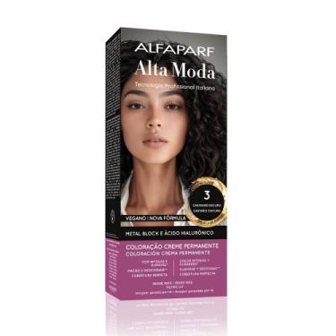 Imagem de Tintura Creme Altamoda Alfaparf Caffe 3 Kit - Alta Moda