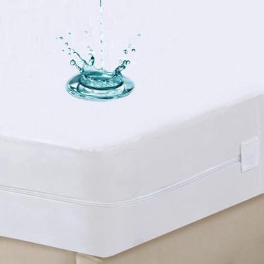 Imagem de Revestimento de colchão Parkdeny Queen impermeável com zíper