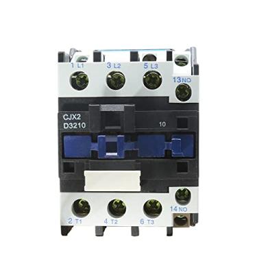Imagem de LDEXIN Contator CA CJX2-3210 Bobina 220V 32A 50/60Hz 3 Fase 1NO (Normalmente Aberto) Contator do Motor
