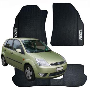 Imagem de Tapete Emborrachado Personalizado Ford Fiesta 2001 a 2014 - V4128 - Ec